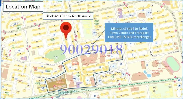 Blk 418 Bedok North Avenue 2 (Bedok), HDB 3 Rooms #166300292
